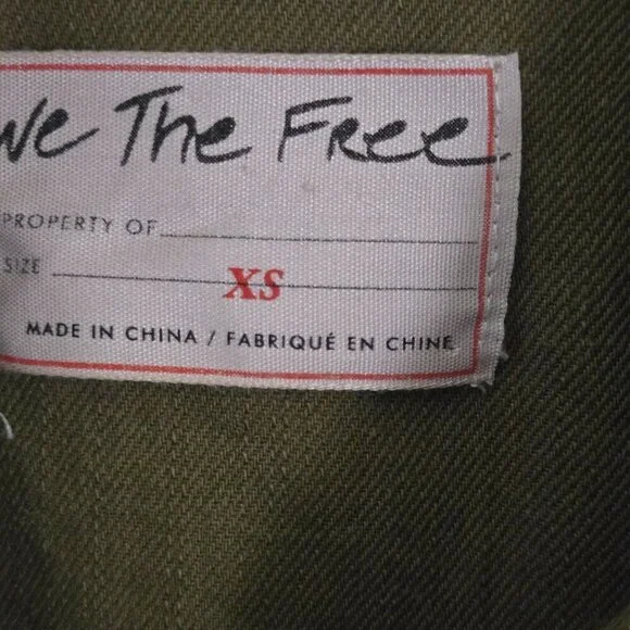 Free People We The Free Anneli Shirt Jacket Plaid Pockets Oversized Size XS - Picture 6 of 7